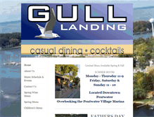 Tablet Screenshot of gulllanding.com